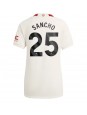 Manchester United Jadon Sancho #25 Kolmaspaita Naisten 2023-24 Lyhythihainen